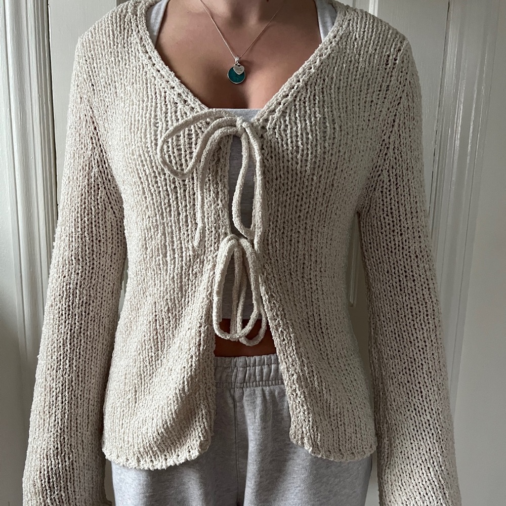 Princess Polly Tie Sweater
